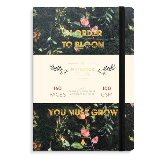 NOTEBOOK DELUXE A5 BLOMSTER