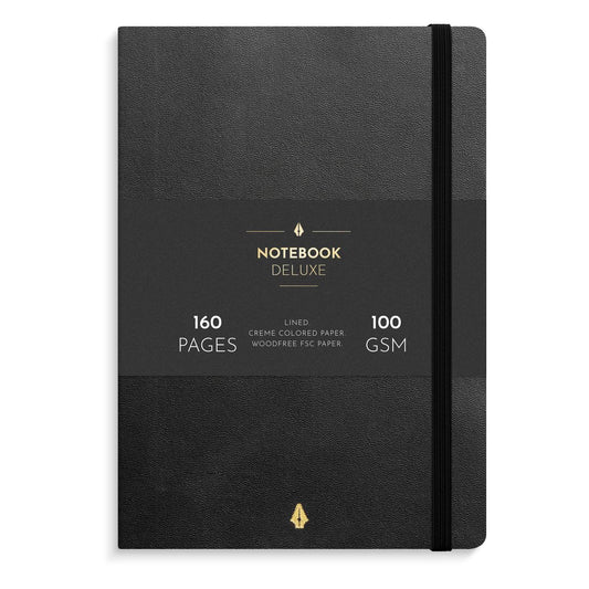 NOTEBOOK DELUXE A5 SORT