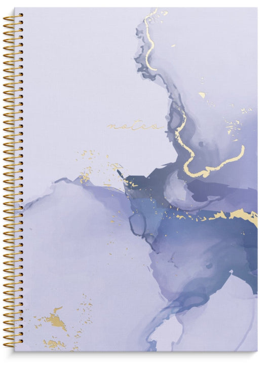 NOTESBOG MED SPIRAL A4 MARBLE NOTES