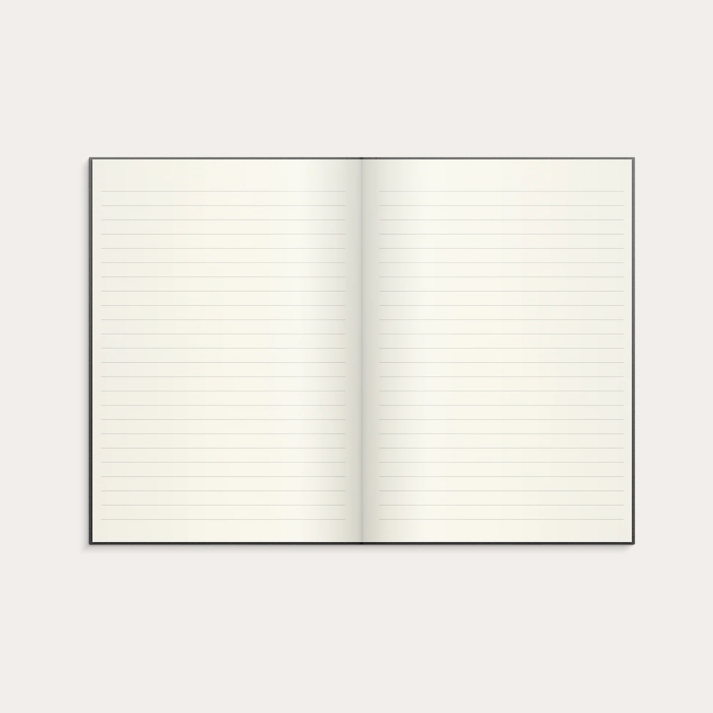 A5 NOTESBOG TEXTIL MØRKEGRÅ LIN.