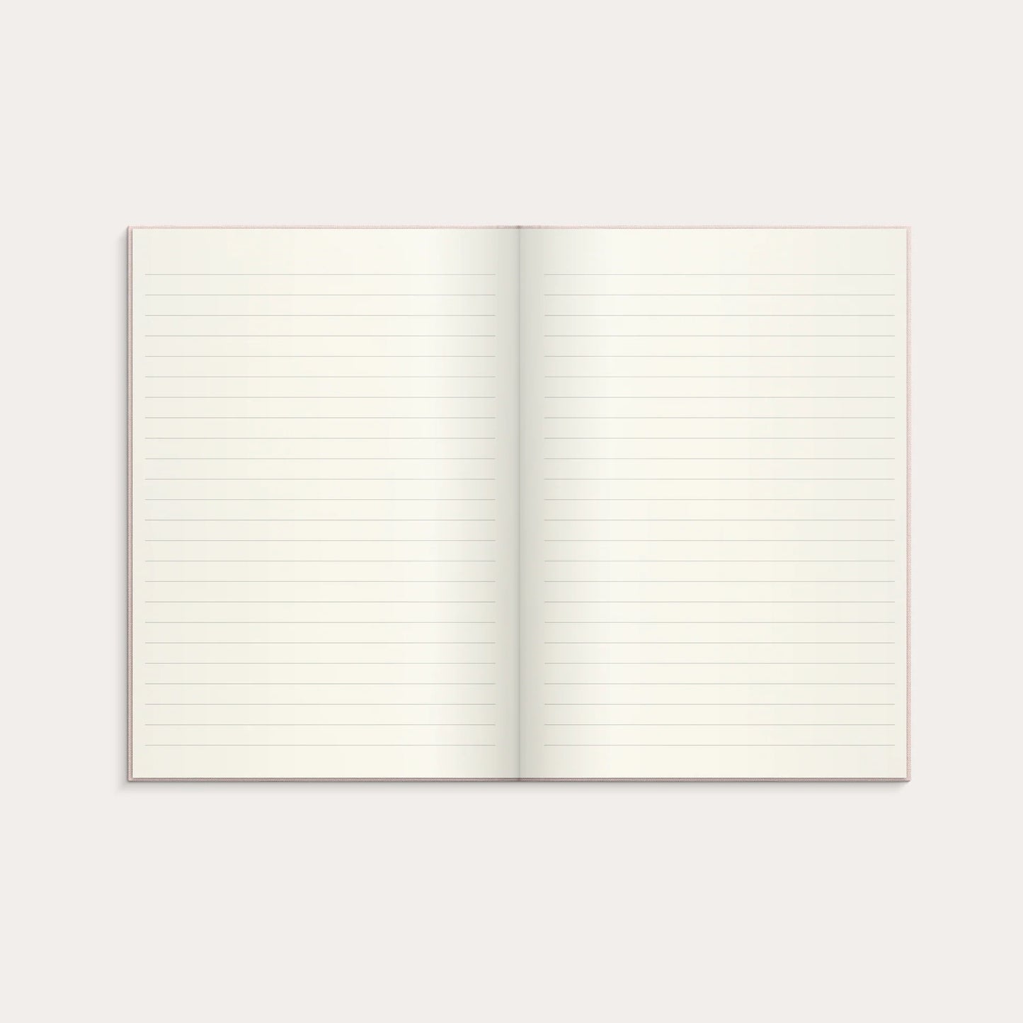 A5 NOTESBOG TEXTIL LYSERØD LIN.