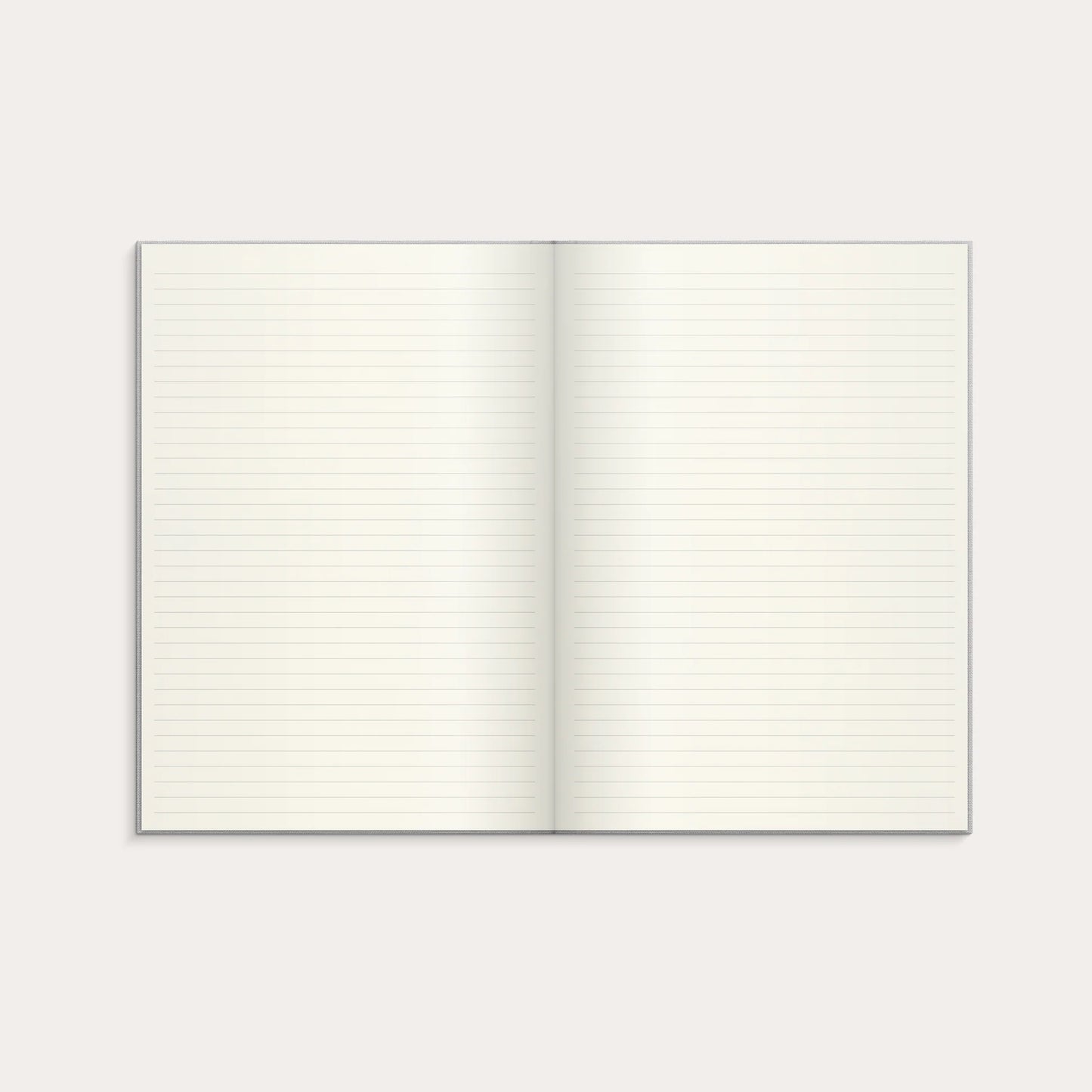 NOTEBOOK TEXTILE LIGHT GREY LINED A4