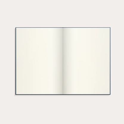 NOTEBOOK TEXTILE DARK BLUE UNLINED A5