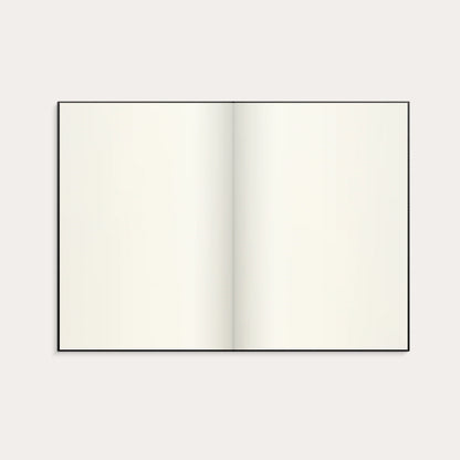 A5 NOTESBOG TEXTIL SORT BLANK