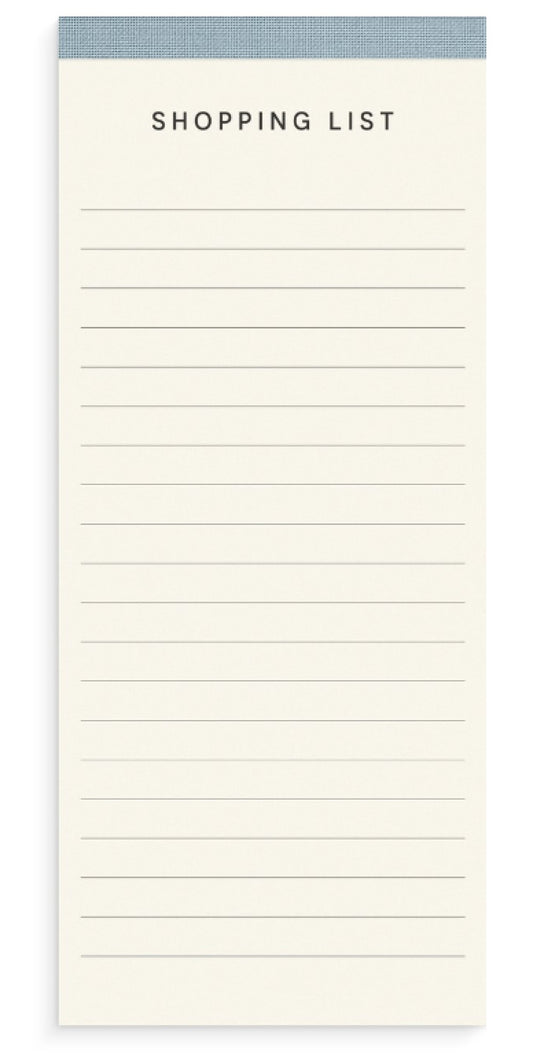 BLOK SHOPPING LISTE