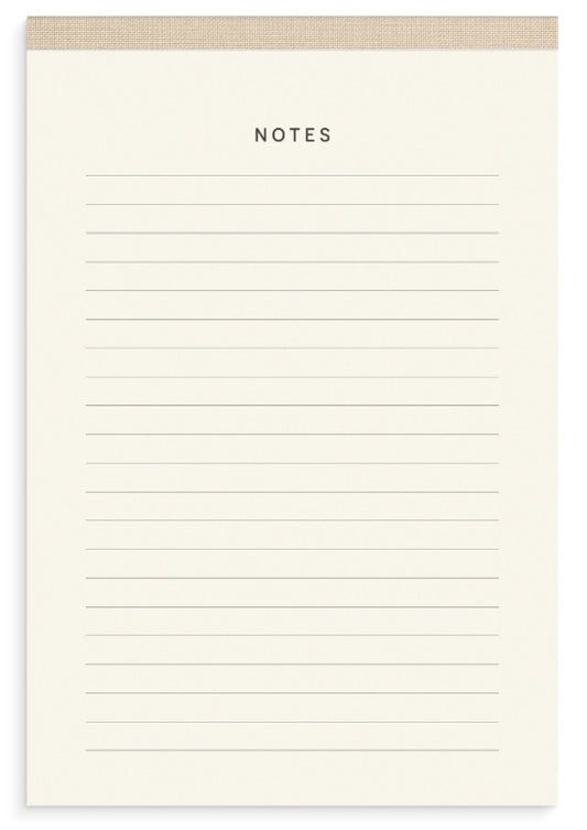 NOTEPAD TEXTILE BEIGE A5