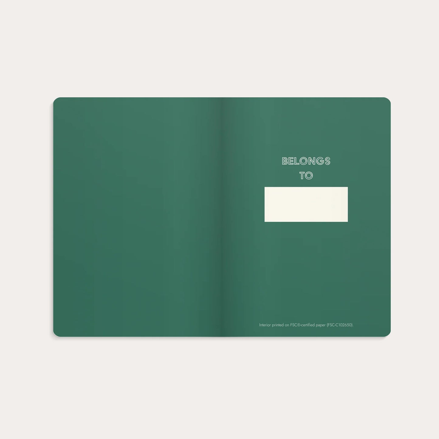 NOTEBOOK DELUXE DARK GREEN A5