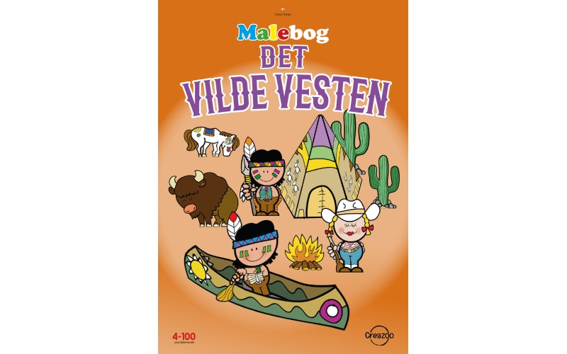 CREAZOO MALEBOG DET VILDE VESTEN