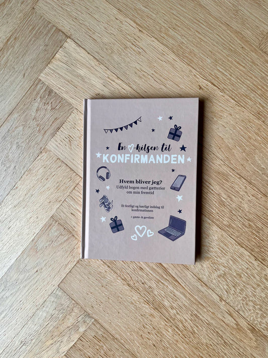 EN HILSEN TIL KONFIRMANDEN - BEIGE