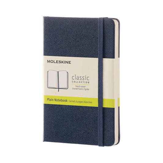 NOTESBOG MOLESKINE POCKET SAFIR M/192 BLANKE