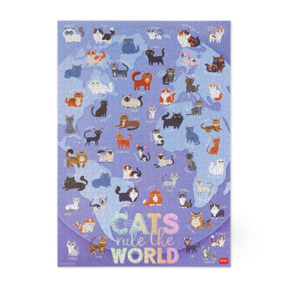CATS RULE THE WORLD 1000 BRIKKER
