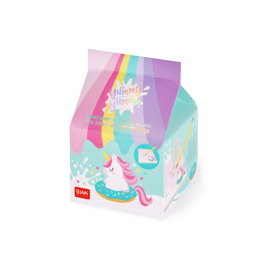MEMO SHEETS YUMMY YUMMY UNICORN
