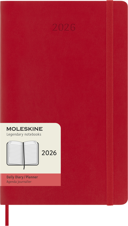 CLASSIC SOFT 12M DAILY LARGE RØD 2026