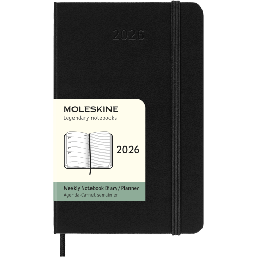 CLASSIC HARD 12M WEEK NOTE POCKET SORT 2026