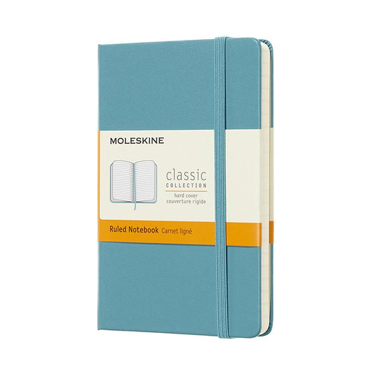 NOTESBOG MOLESKINE  LYSBLÅ M/192 LINJEREDE