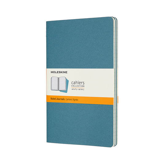 MOLESKIN LARGE CAHIERS 3 STK. LINJERET