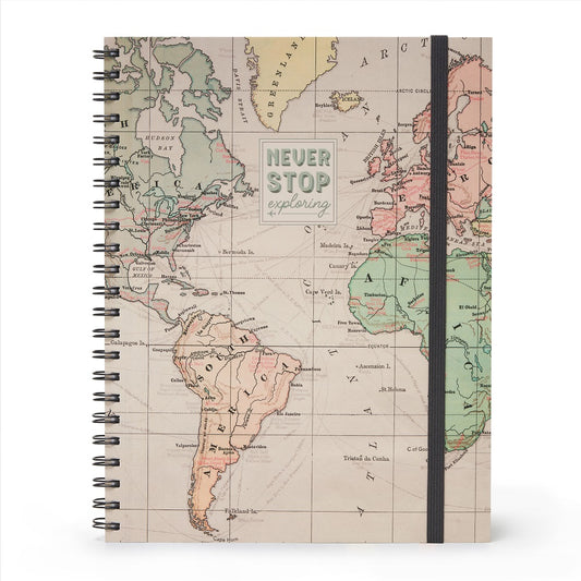 TO TRAVEL IS TO LIVE A4 MED SPIRAL