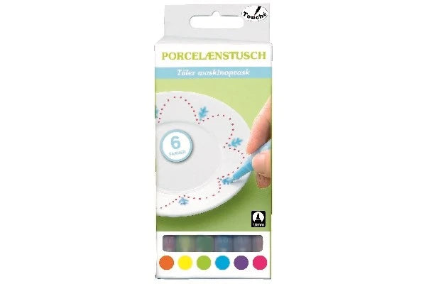 PORCELÆNSTUSCH 6STK. ASS
