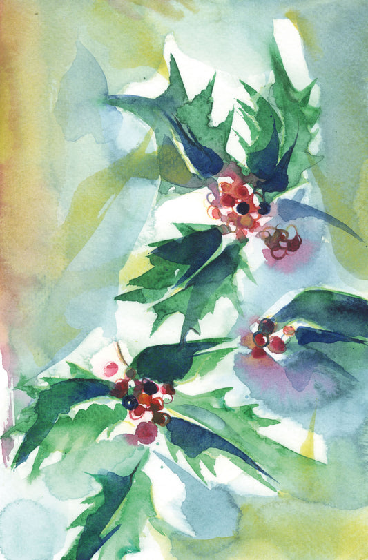 FØDSELSBLOMST KRISTTORN - DECEMBER (A5 KORT)