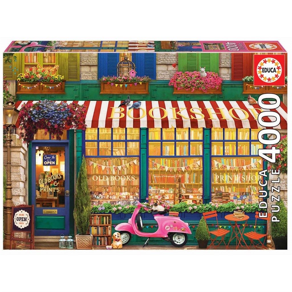EDUCA VINTAGE BOOKSHOP 4000 BRIKKER