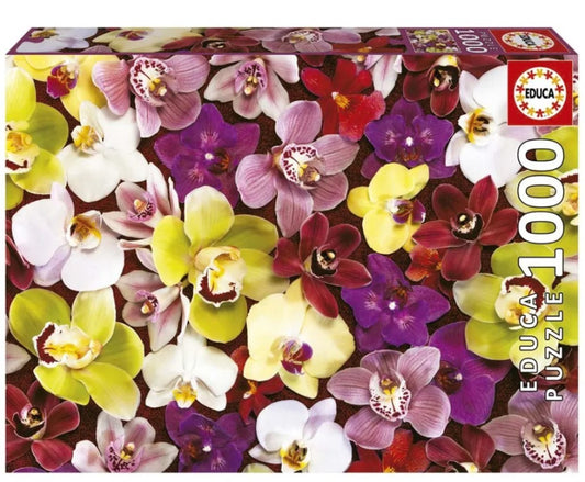 EDUCA COLLAGE DE ORQUIDEAS 1000 BRIKKER