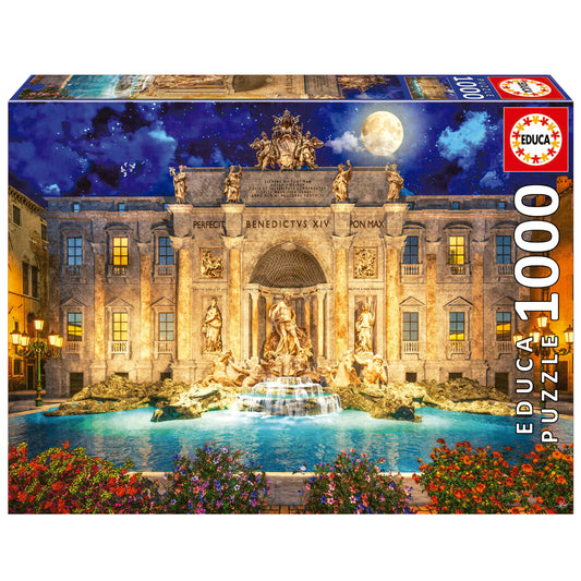 EDUCA FONTANA DI TREVI ROMA 1000 BRIKKER