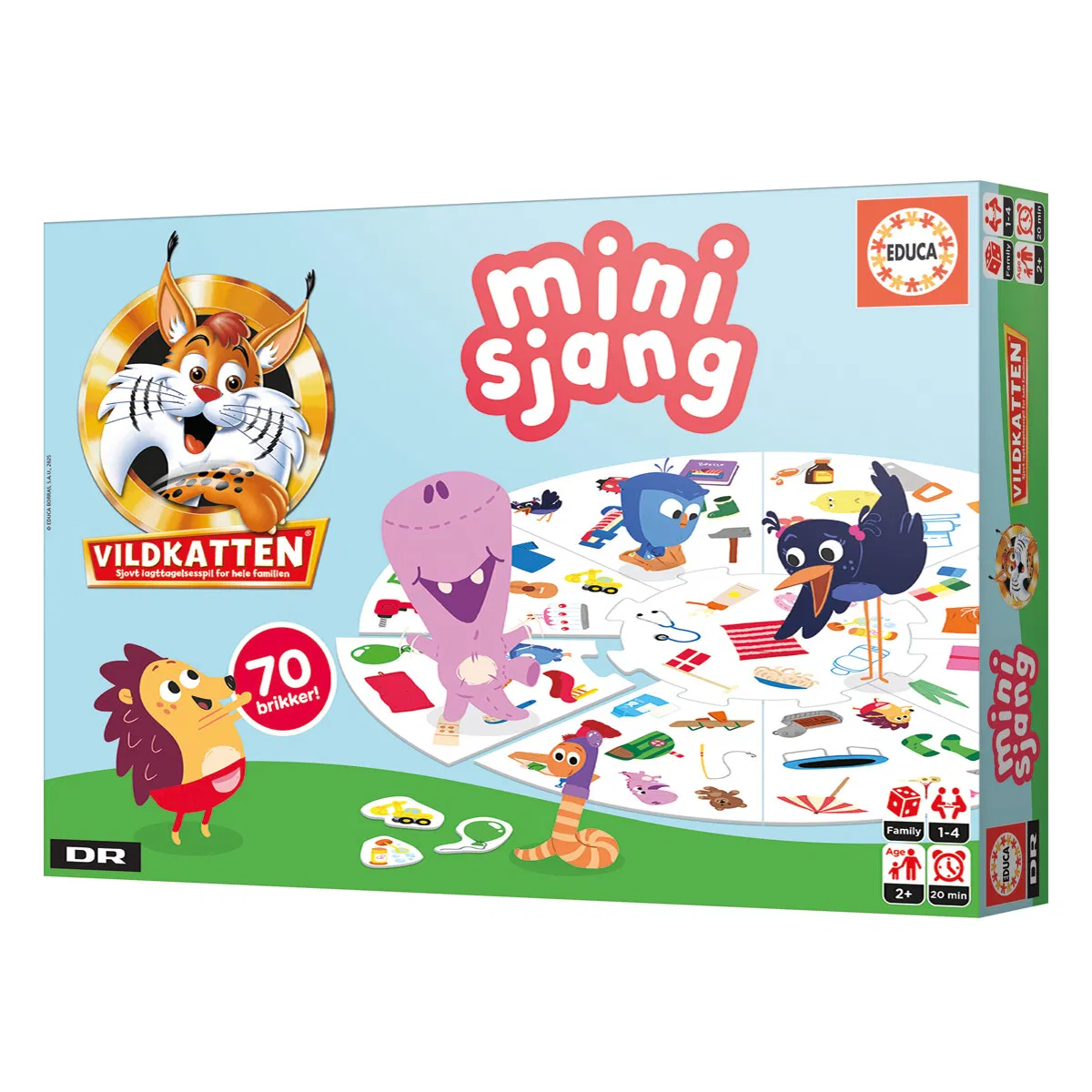 VILDKATTEN MINISJANG BØRSTE