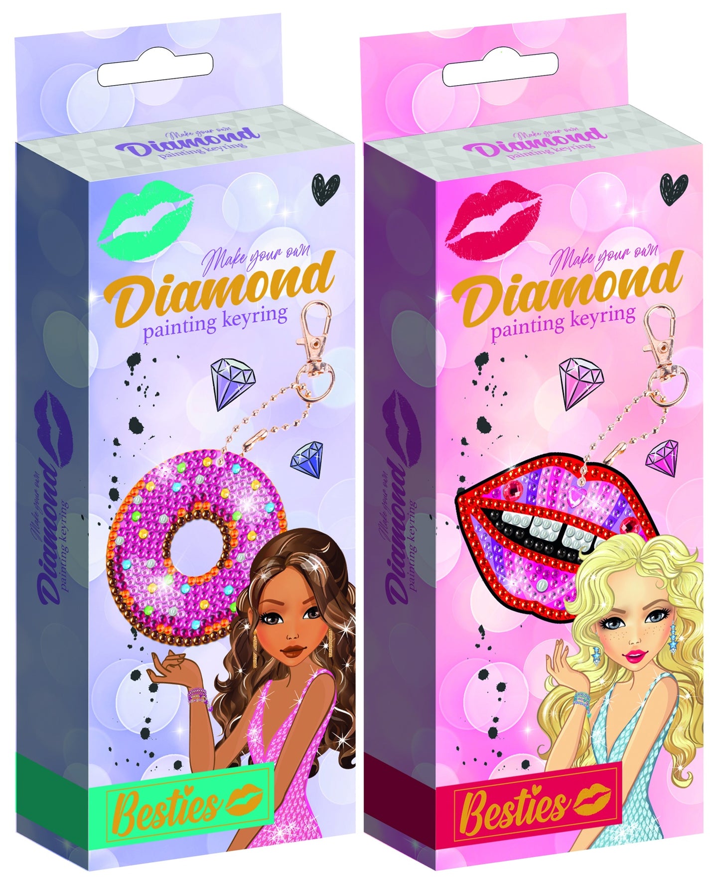 BESTIES DIAMOND PAINTING NØGLERUNG