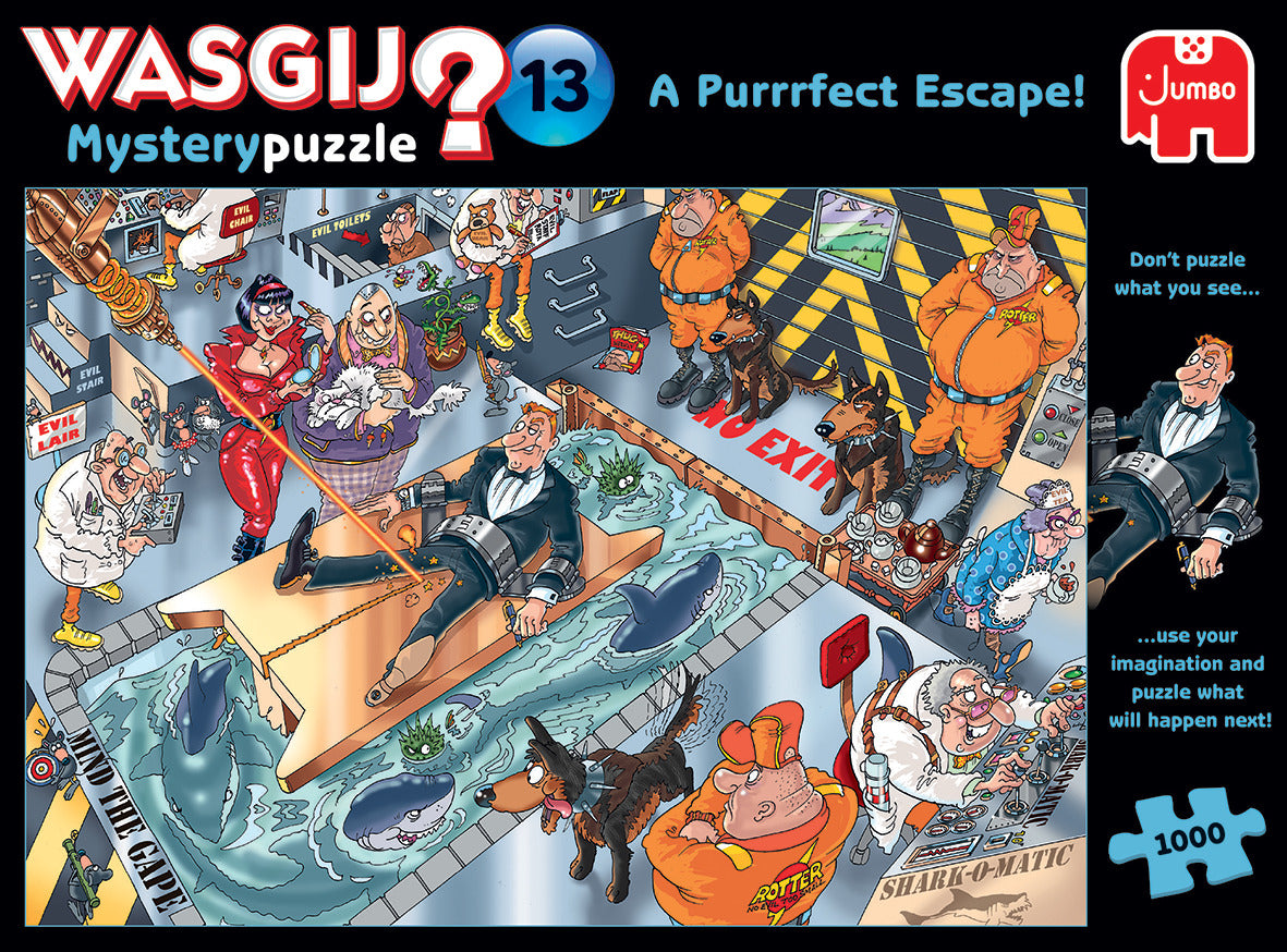 WASGIJ MYSTERY #13 A PURRRFECT ESCAPE 1000 BRIKKER