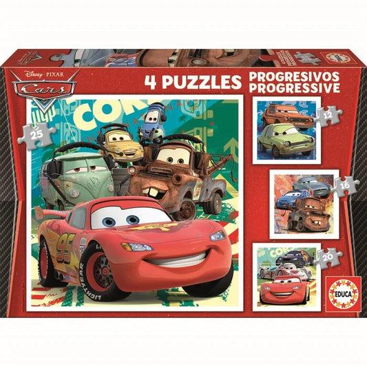 EDUCA DISNEY CARS 12,16, 20, 25 PCS