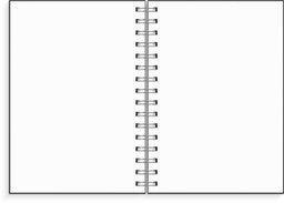 NOTESBOG BLANK A5 SORT