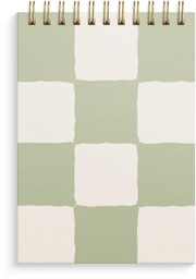 NOTESBOG LINJERET A6 CHECKERED