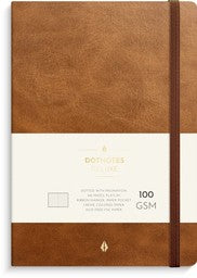 DOTNOTES DELUXE A5 BROWN