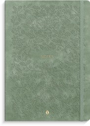NOTESBOG DELUXE A5 SMOOTH GREEN FOREST