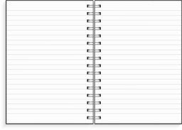 NOTESBOG A5 SILVER FLOWER