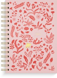 NOTEBOOK A5 PINK BOTANICAL