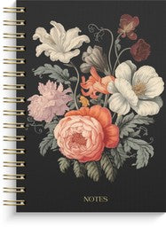 NOTEBOOK A5 DARK BLOOM