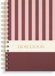 NOTEBOOOK A5 STRIPES