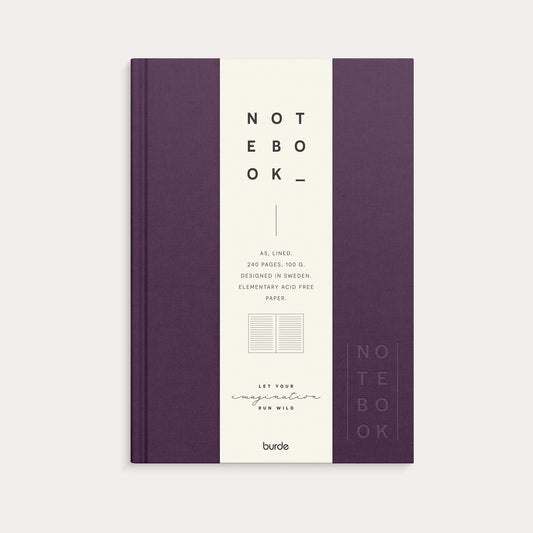 NOTEBOOK TEXTILE PLUME A5 LINED