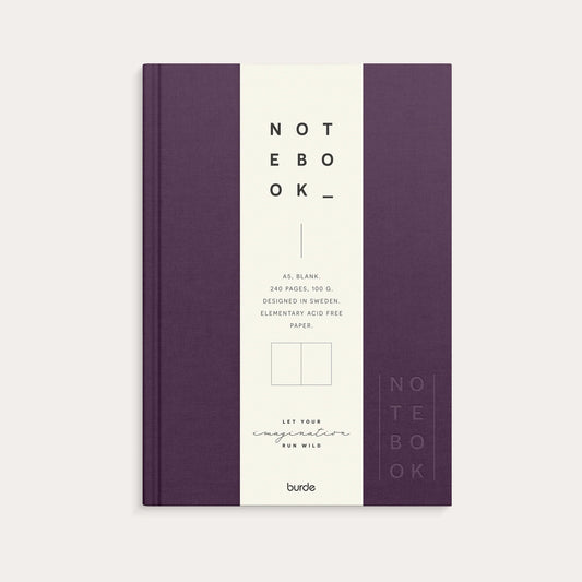 NOTEBOOK TEXTILE PLUME A5 UNLINED