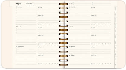 LIFE PLANNER PASTEL FLOWERS 2026/2027