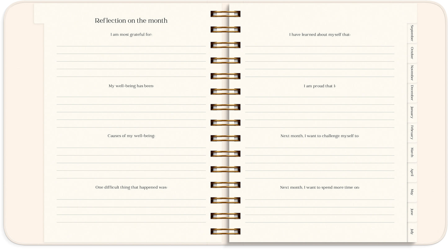 LIFE PLANNER PASTEL FLOWERS 2026/2027