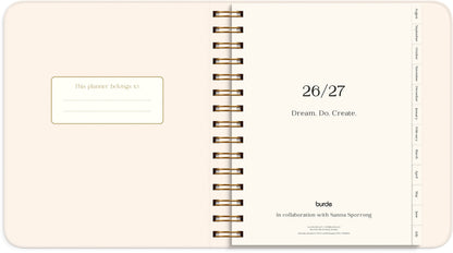 LIFE PLANNER PASTEL FLOWERS 2026/2027