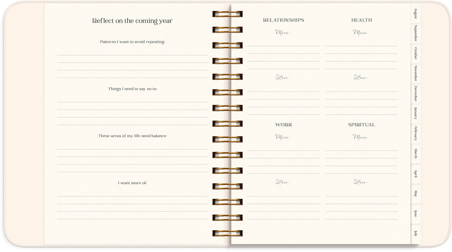 LIFE PLANNER PASTEL FLOWERS 2026/2027