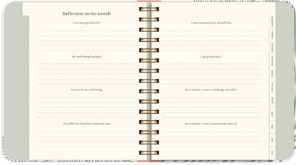 LIFE PLANNER DECOR GREEN FLOW 2026/2027