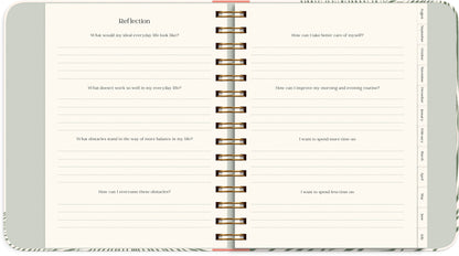 LIFE PLANNER DECOR GREEN FLOW 2026/2027