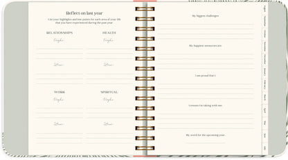 LIFE PLANNER DECOR GREEN FLOW 2026/2027