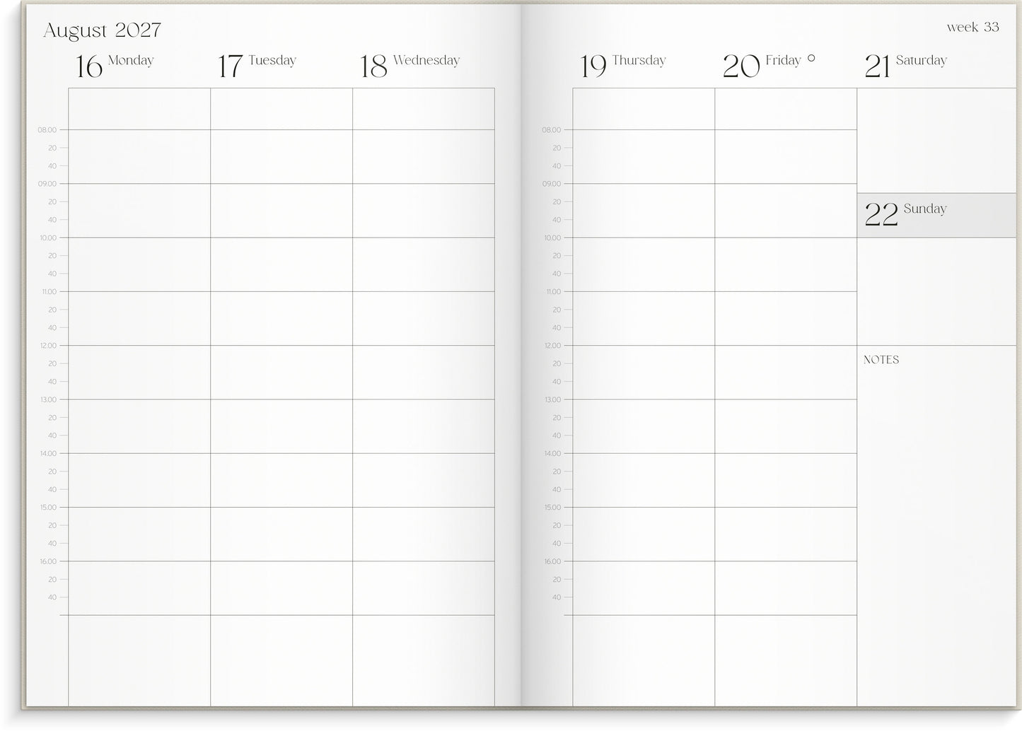 STUDENT PLANNER A5 BEIGE 2026/2027