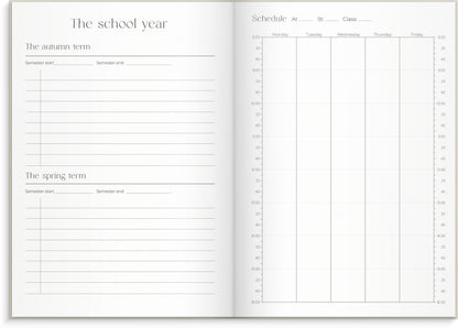 STUDENT PLANNER A5 BEIGE 2026/2027