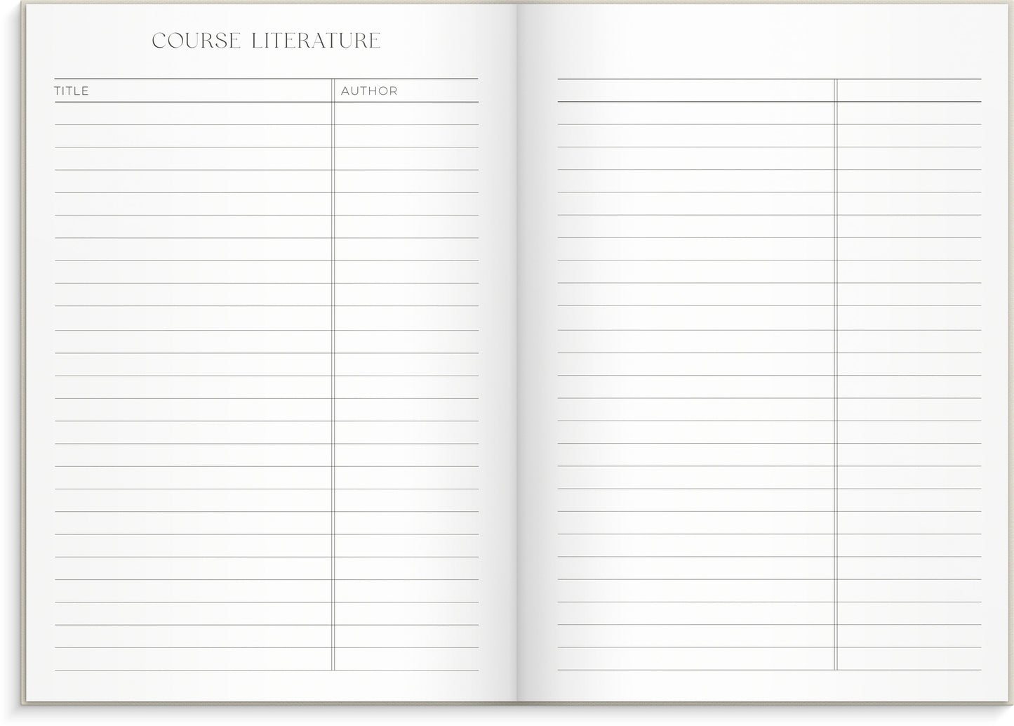 STUDENT PLANNER A5 BEIGE 2026/2027